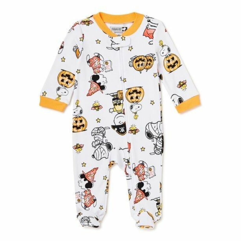 0661 Peanuts Halloween Sleep N Play – Baby Boys Girls 0-3M EUC